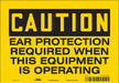 Safety Sign 7 inx10 in Vinyl