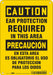 Safety Sign 10 inx7 in Aluminum