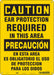 Safety Sign 14 in x 10 in Aluminum