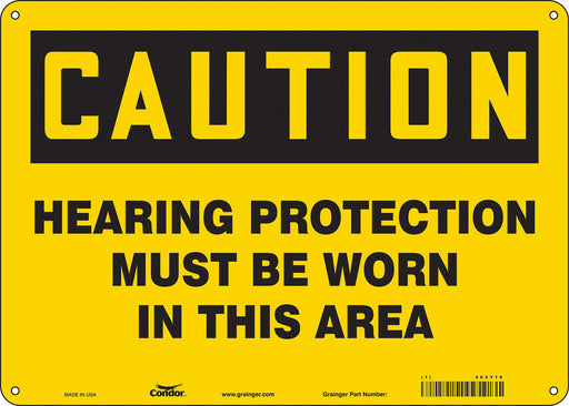 K0282 Safety Sign 10 inx14 in Aluminum