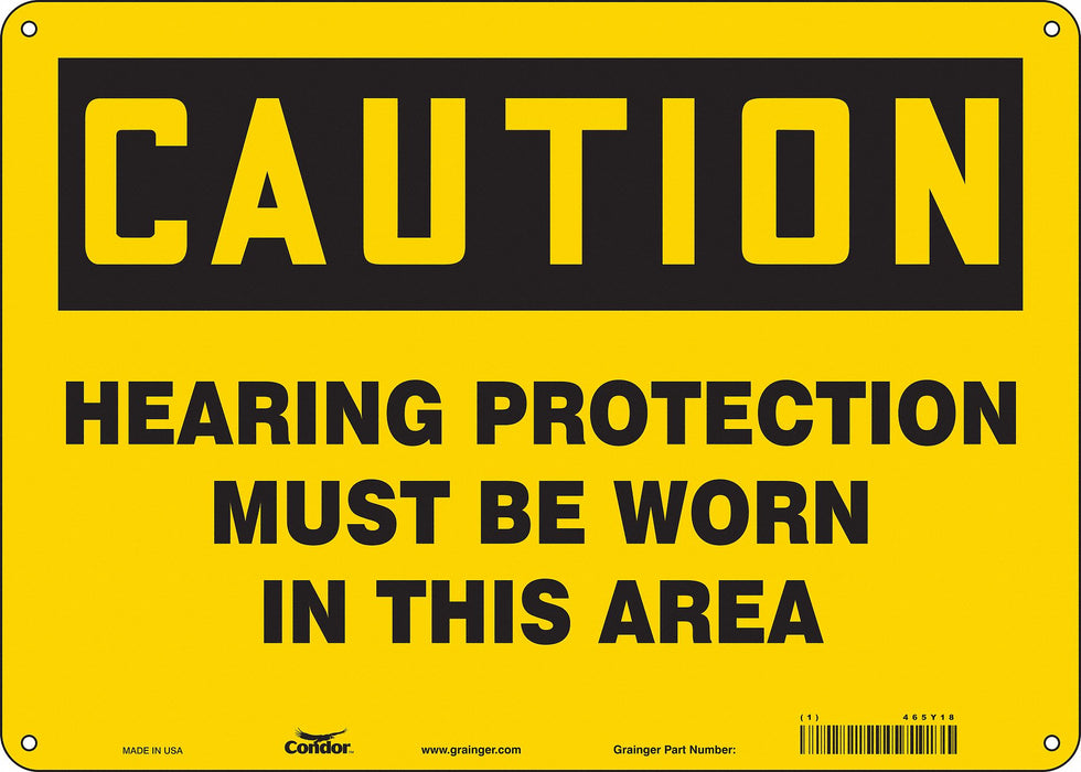 K0282 Safety Sign 10 inx14 in Aluminum