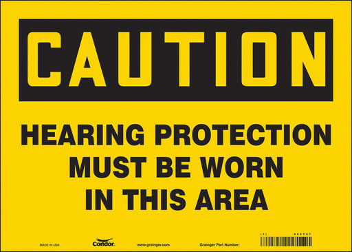 K0282 Safety Sign 10 inx14 in Vinyl