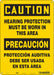 Safety Sign 14 inx10 in Polyethylene