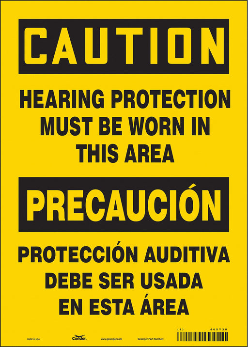 Safety Sign 14 inx10 in Vinyl