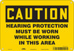 Safety Sign 7 in x 10 in Aluminum