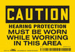 Safety Sign 3.5in x 5in Vinyl