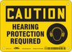 Safety Sign 5 inx7 in Polyethylene