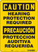 Safety Sign 14 inx10 in Polyethylene