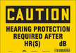 Safety Sign 7 in x 10 in Vinyl