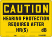 Safety Sign 10 in x 14 in Aluminum