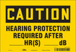 Safety Sign 7 in x 10 in Vinyl