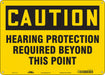 Safety Sign 10 inx14 in Aluminum