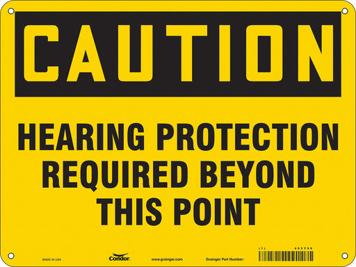 Safety Sign 18 inx24 in Polyethylene