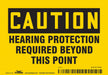 Safety Sign 3 1/2 inx5 in Vinyl