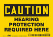 Safety Sign 3.5in x 5in Vinyl