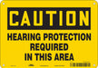Safety Sign 7 inx10 in Polyethylene
