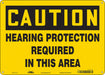 Safety Sign 10 inx14 in Polyethylene
