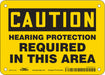 Safety Sign 5 in x 7 in Aluminum