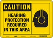 Safety Sign 10 inx14 in Polyethylene