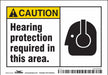Safety Sign 3 1/2 inx5 in Vinyl