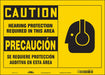 Safety Sign 10 inx14 in Vinyl
