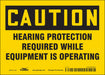 Safety Sign 5 inx7 in Vinyl