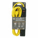 Power Strip Black 1-3/8 in 6 Outlets