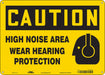 Safety Sign 10 inx14 in Polyethylene