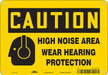 Safety Sign 7 inx10 in Polyethylene