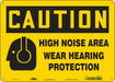 Safety Sign 10 inx14 in Polyethylene