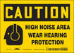 Safety Sign 5 inx7 in Vinyl