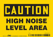 Safety Sign 3 1/2 inx5 in Vinyl