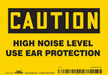 Safety Sign 3.5in x 5in Vinyl