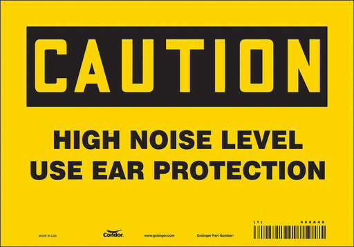 Safety Sign 7 in x 10 in Vinyl