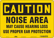 Safety Sign 10 inx14 in Polyethylene