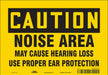 Safety Sign 7 inx10 in Vinyl