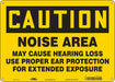 Safety Sign 10 inx14 in Polyethylene