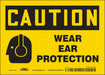 Safety Sign 5 inx7 in Vinyl