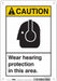 Safety Sign 10 inx7 in Polyethylene