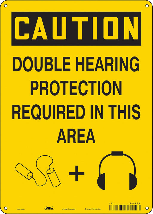 J6949 Safety Sign 14 inx10 in Aluminum