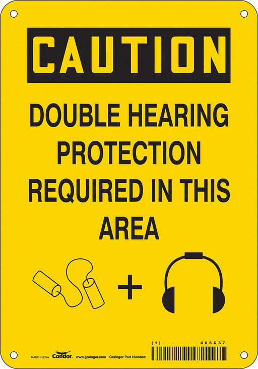 J6949 Safety Sign 10 inx7 in Polyethylene