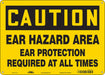 Safety Sign 10 inx14 in Aluminum