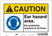 Safety Sign 7 in x 10 in Vinyl