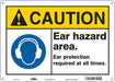 Safety Sign 10 in x 14 in Vinyl