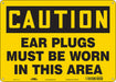 Safety Sign 10 in x 14 in Aluminum