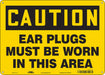 Safety Sign 10 inx14 in Polyethylene