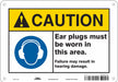 Safety Sign 7 in x 10 in Aluminum