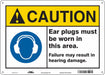 Safety Sign 10 in x 14 in Polyethylene