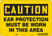 Safety Sign 7 in x 10 in Polyethylene