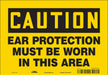Safety Sign 7 inx10 in Vinyl